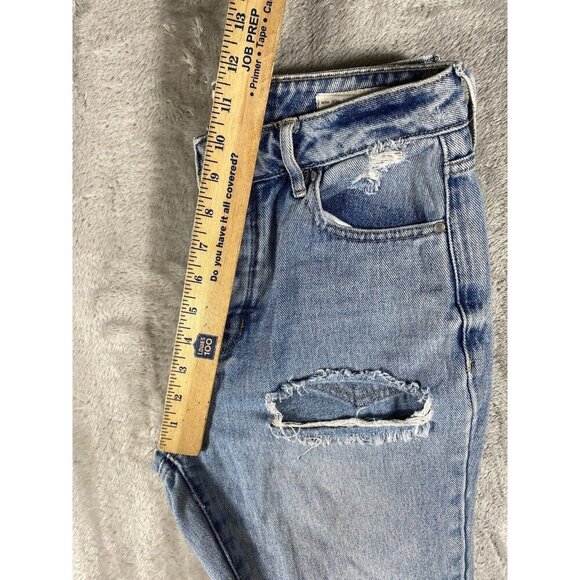 PacSun Mom Jeans - Distressed High Rise - Size 26 - Picture 12 of 13